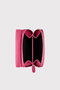 Zoozie Bags Cartera para Mujer Moon - Fuchsia, Piel Auténtica 100%, 11x2x8.5 cm